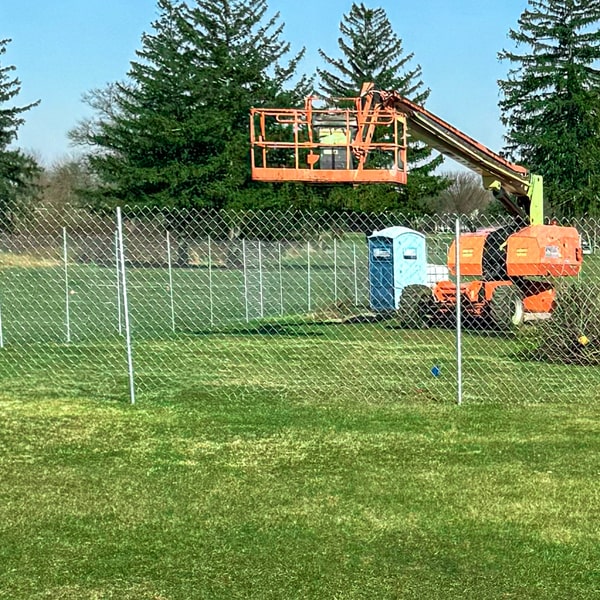 depending on the location, a permit may be required to install a temporary chain link fence, so it is important to check with the local authorities beforehand